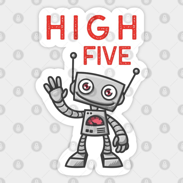 High Five Sticker by Walking Millenial